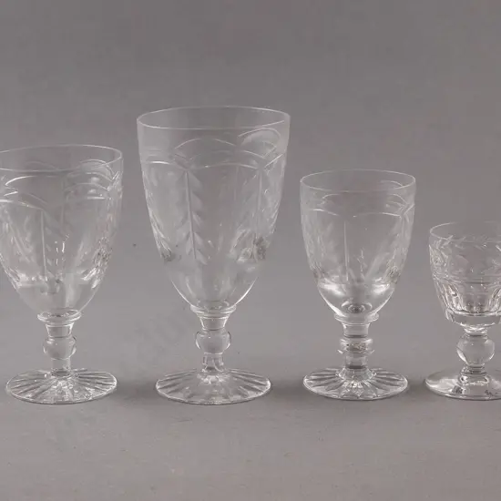 Part Suite Webb & Corbett Crystal Glasses