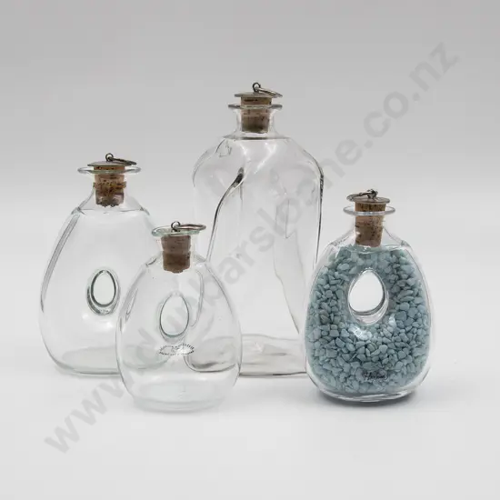 NZ Hoglund Glass Cologne Bottles