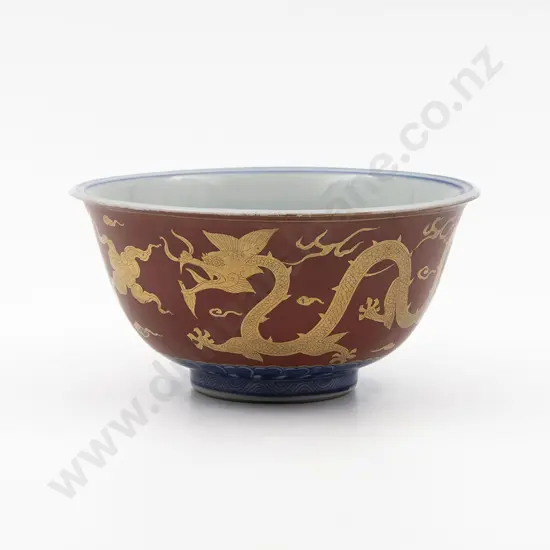Chinese Dragon Decorated Bowl