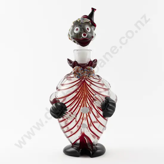 Murano Glass Clown Decanter