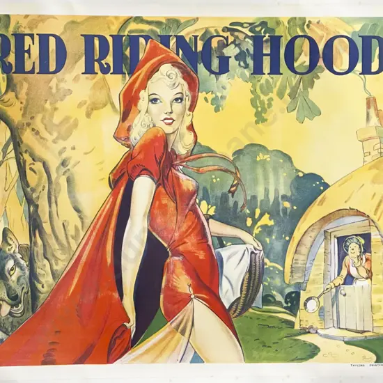 Vintage Poster 'Red Riding Hood' c.1930