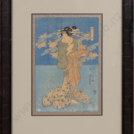 Antique Japanese Woodblock