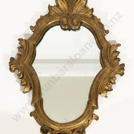 Small Florentine Style Giltwood Mirror