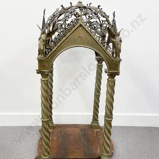 Large Vict Brass Tabernacle Stand