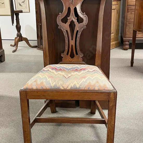 Chippendale Style Mahogany Dining Chair