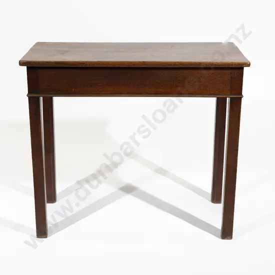Geo III Mahogany Fold Over Tea Table