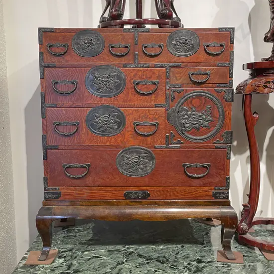 Small Korean Chest on Stand