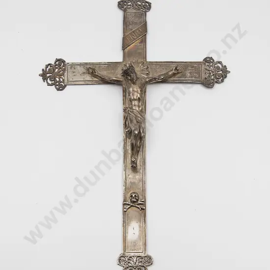 European Silver Crucifix