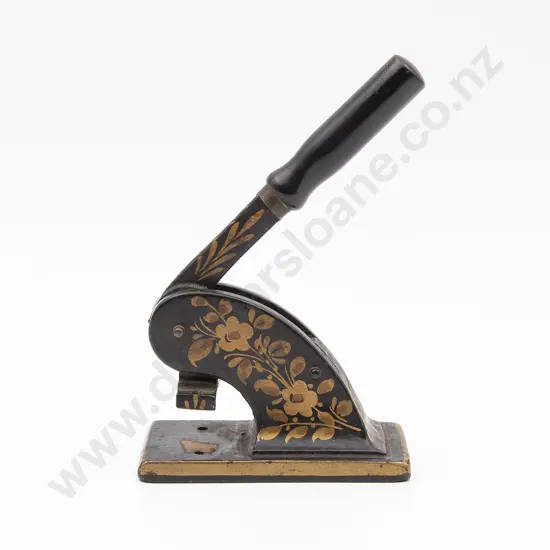 Vict Cast Metal Embossing Stamp