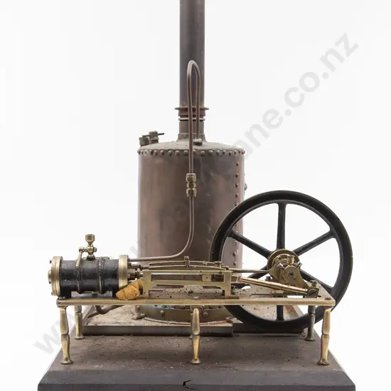 Vintage Scratch Built Stationary Steam Engine