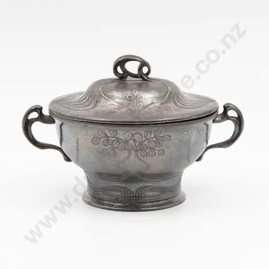 Orivit Art Nouveau Sugar Bowl & Cover