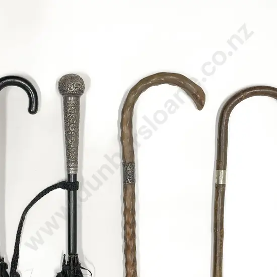 Two Late C19th Walking Canes