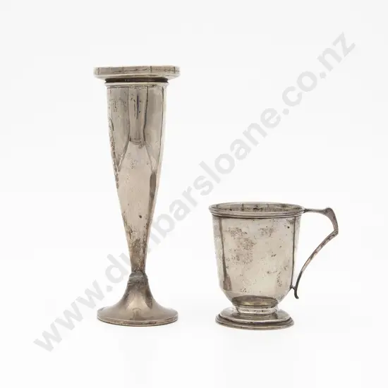 S/S Christening Mug & Specimen Vase