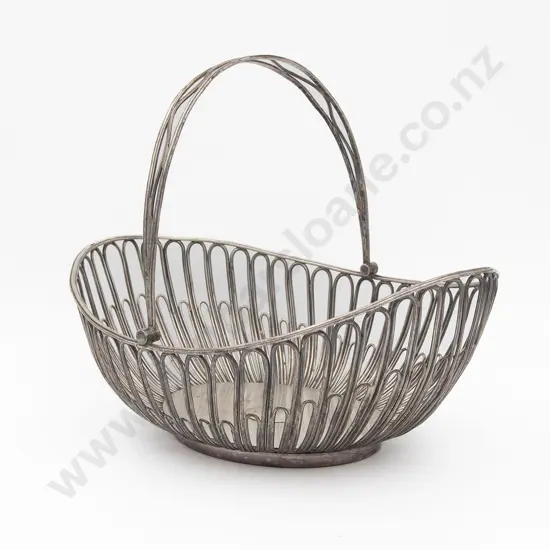 Large C19th S/P Sheffield Plate Table Basket