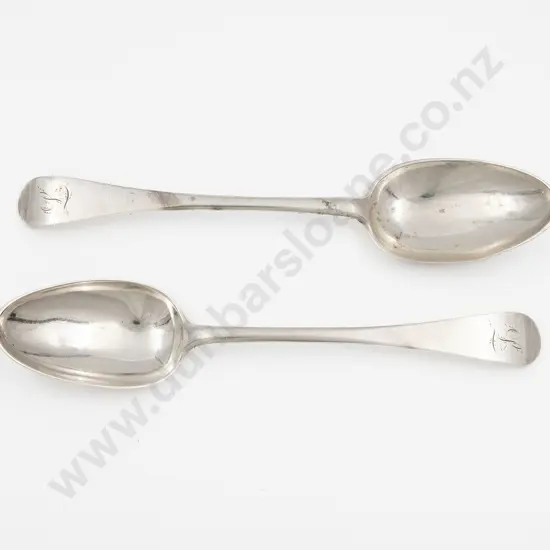 Pair Of Geo III Scottish S/S Tablespoons