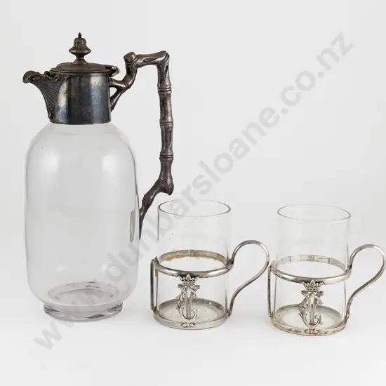 Antique Glass Claret Jug