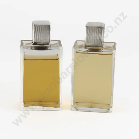 Pair Geo VI S/S Topped Scent Bottles