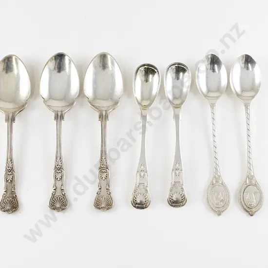 Pair Vict Scottish S/S Mustard Spoons