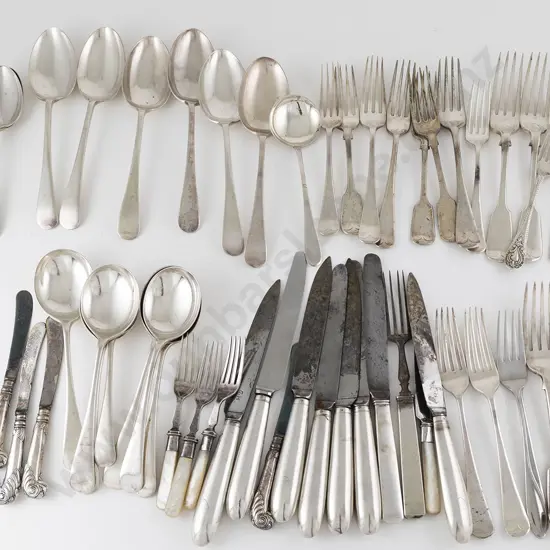 Qty Of Mixed S/S & S/Plate Cutlery