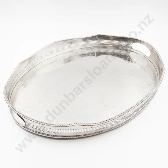 Modern Oval S/Plate Drinks Tray