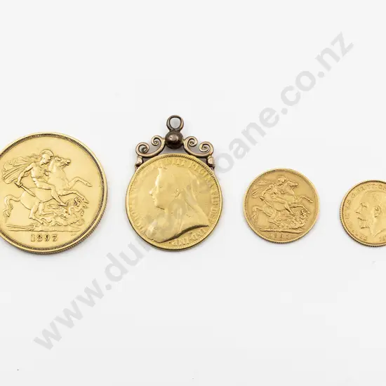 Victorian 1893 Gold Coins