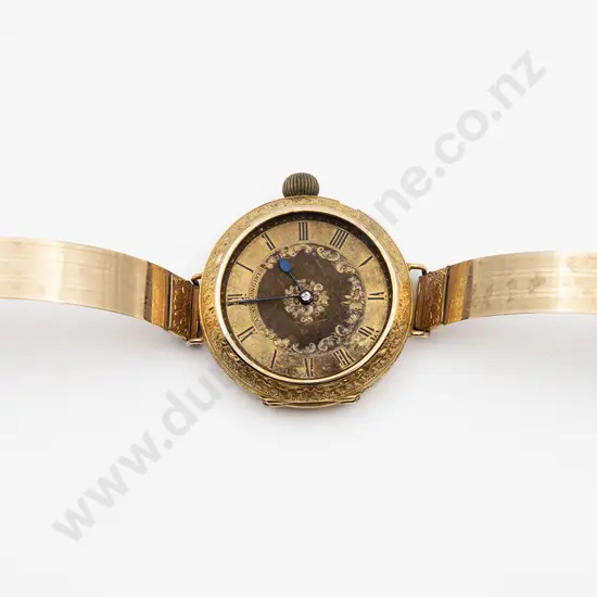 Baume Longines 18ct Open Face Lever Wind Small Pocket Watch