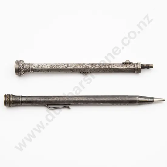 S/S Propelling Dip Pen/Pencil