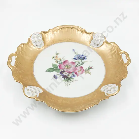 Rosenthal Gilt and Floral Decorated Plate