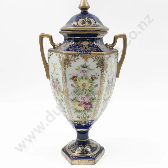 Noritake Floral Decorated Lidded Urn