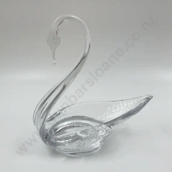 Whitefriars Glass Swan Dish