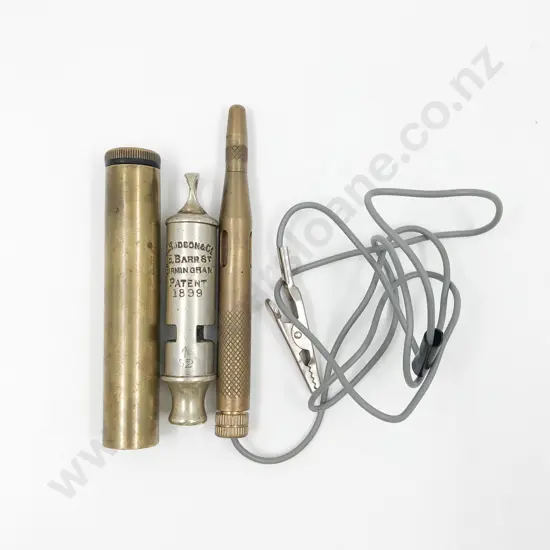 Vintage Whistle Together With Two Others