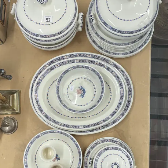 Wedgewood "Boston" Pattern Part Dinner Service