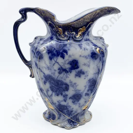 Large Blue & White Jug