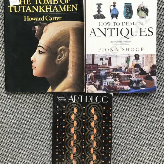 Three Assorted Books Including Art Deco Reference