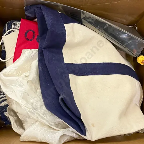 Box of Assorted Incl. Carry Bags Etc.