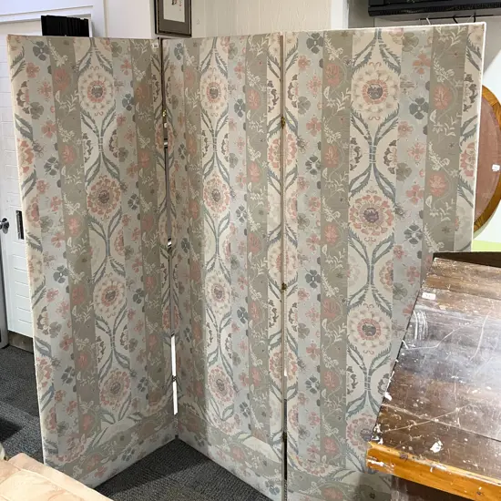 Upholstered Three Way Screen