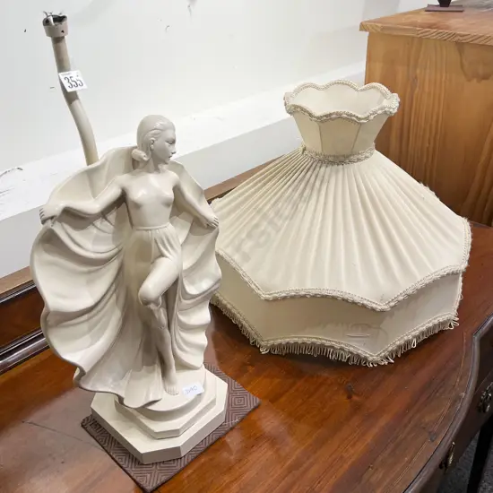 Art Deco Style Figural Lamp (Faults)