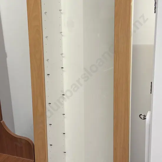 Modern Hanging Glazed Display Cabinet With Glass Shelves