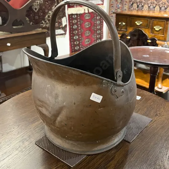 Copper Coal Bucket
