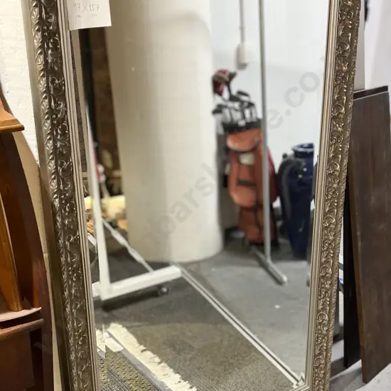 Large Bevel Edged Wall Mirror