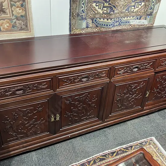 Chinese Carved Sideboard