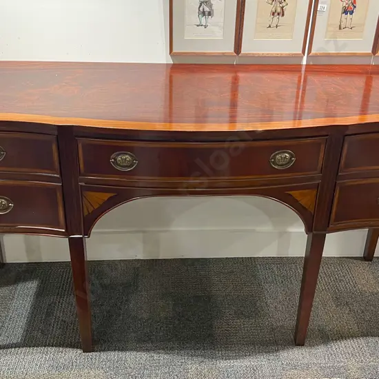 Sheraton Revival Mahogany Sideboard