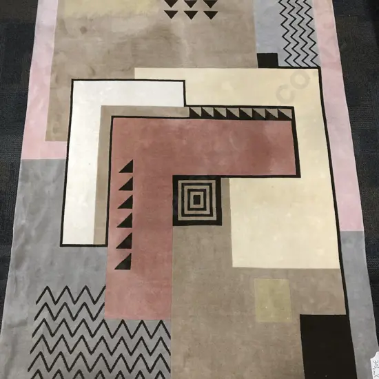 Frank Lloyd Wright Design Rug - Made in Vietnam with NZ Wool