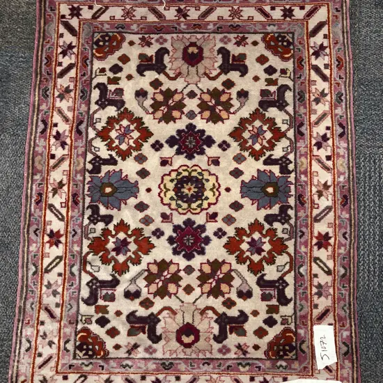 Persian Rug Stylized Floral Design