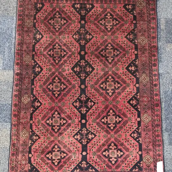 Large Faded Turkish Persian Style Rug