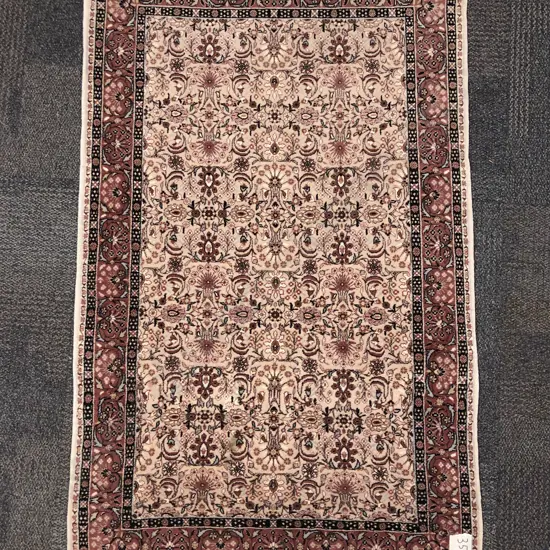 Finely Patterned Floral Persian Rug