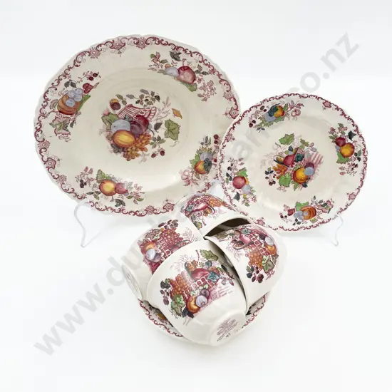 Seven Pieces of Mason's China