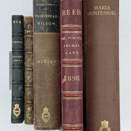 3 Mark Twain (Samuel Langhorne Clemens) Volumes and Two others