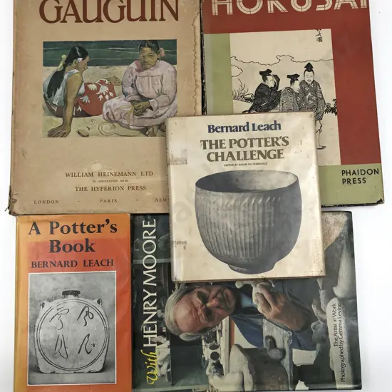 Five Assorted Books Incl. Pottery Reference From the Collection of Len Castle