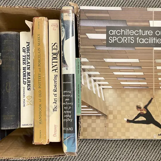 Box of Assorted Antique Reference